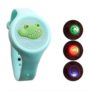 Pulseira Relógio Infantil Anti Mosquito Repelente Com Led
