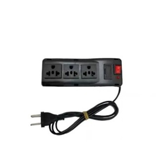 Filtro de linha 3 entradas padrão antigo régua de extensão com chave liga desliga em Oferta na Shopee