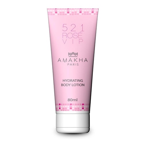 521 Rose Vip Locao Hidratante Corporal 80ml Amakha Paris