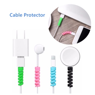 Protetor Espiral Para Cabo De Carregamento Usb Fone De Ouvido Cabo De Linha