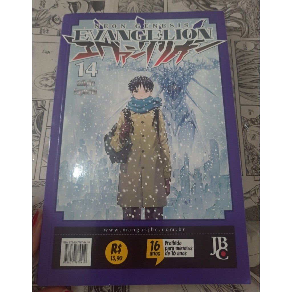 Manga Neon Genesis Evangelion Vol 14 Ed Especial Jbc Shopee Brasil