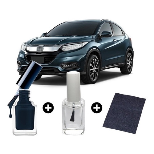 Tinta Tira Risco Reparo Automotivo Hr-v Azul 2021 Cósmico