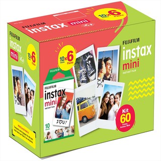 Filme Instantâneo Fujifilm - Instax Mini com 60 Poses em Oferta na Shopee