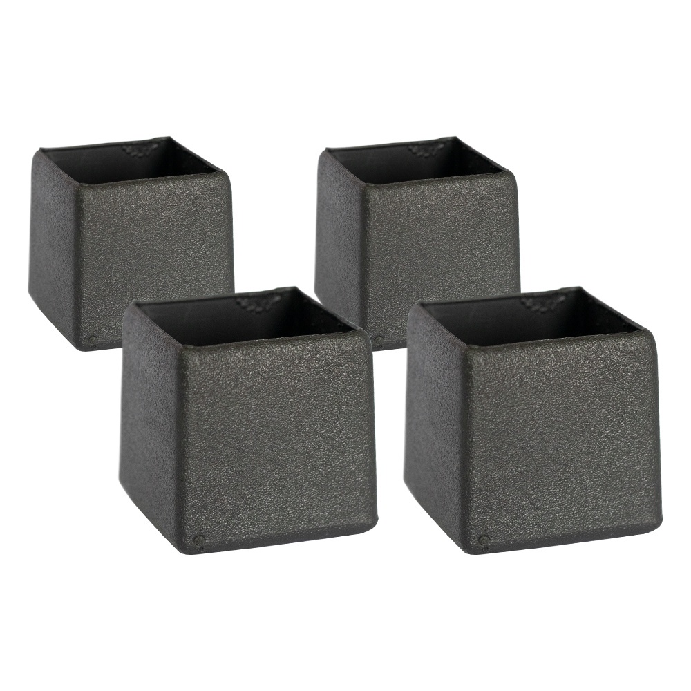 Ponteira Protetora Pe De Cadeira Mesa Banqueta 3x3cm - 4 Pc