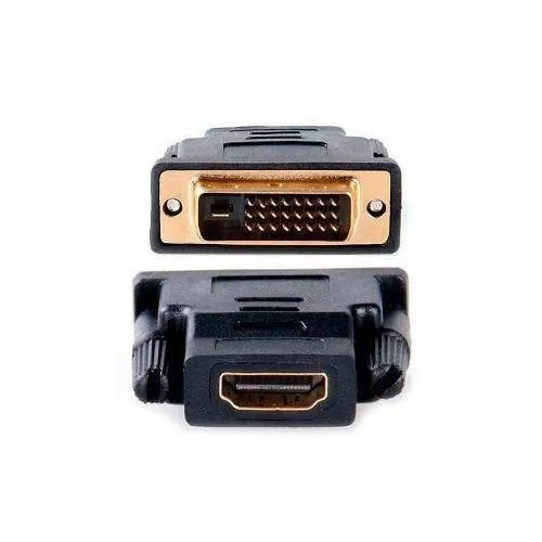 Adaptador Dvi Macho X Hdmi Fêmea 24+1 Banhado