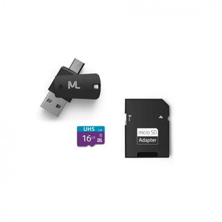 Kit Cartão SD mais Adaptador USB mais Adaptador SD 16GB