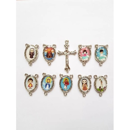 20 Cruz 20 Entremeio Baby  Para Confecção De Terço em Oferta na Shopee