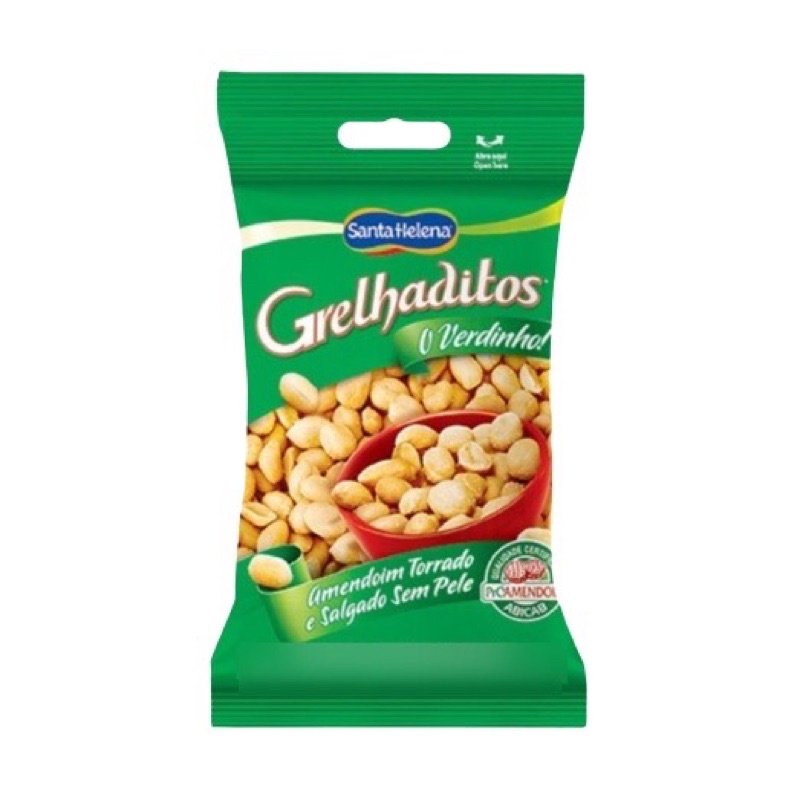 kit 50 sacos de Amendoim Santa Helena - 24g cada.