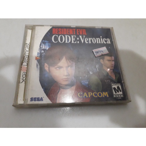 Jogo Resident Evil Code Veronica Dreamcast Original Europeu