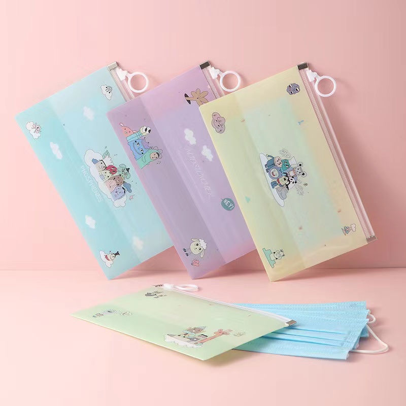 Porta Máscara descartável nécessaire e Estojo Protetor Zip Zap