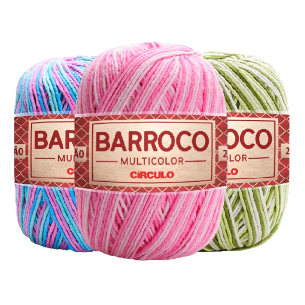 Barbante Barroco Multicolor 200g 226 metros