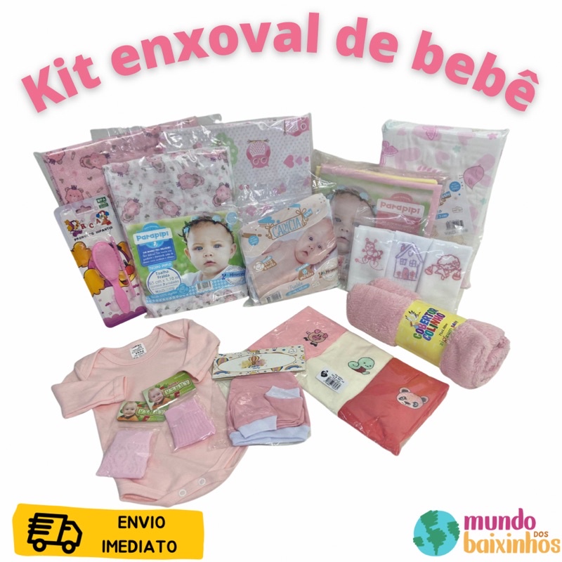 Kit Enxoval de Bebê 30 Peças Completo Maternidade