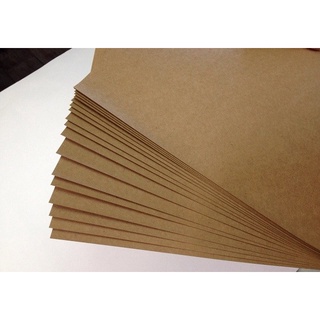 Papel Kraft 120g Marrom Pardo A4 - 500 Folhas Artesanato em Oferta na Shopee