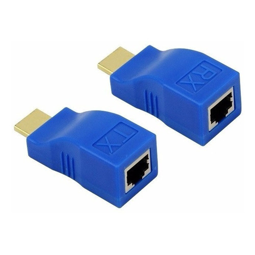 Extensor Conversor Hdmi 4k Rede Rj45 para Monitor Tv Notebook Dvd projetor