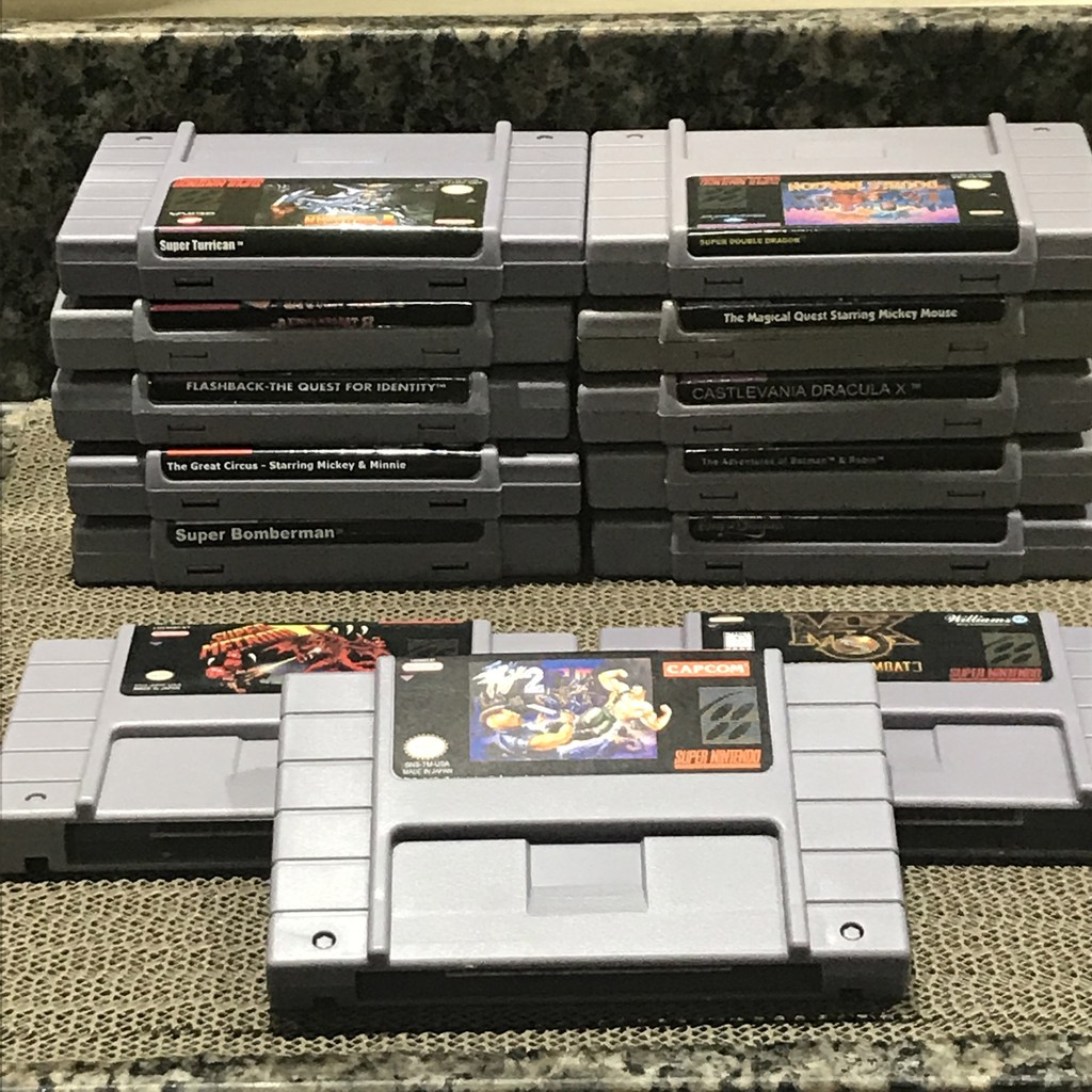 Jogos de Super Nintendo Lista 004 Escorrega o Preço