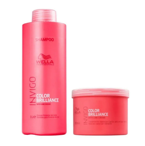 Kit Color Brilliance Shampoo e Máscara - Wella Professionals em Oferta na Shopee