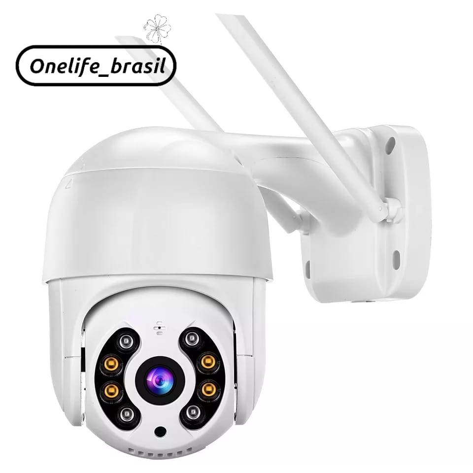 Câmera Speed Dome Ip Wifi Sistema Icsee Infravermelho Sd