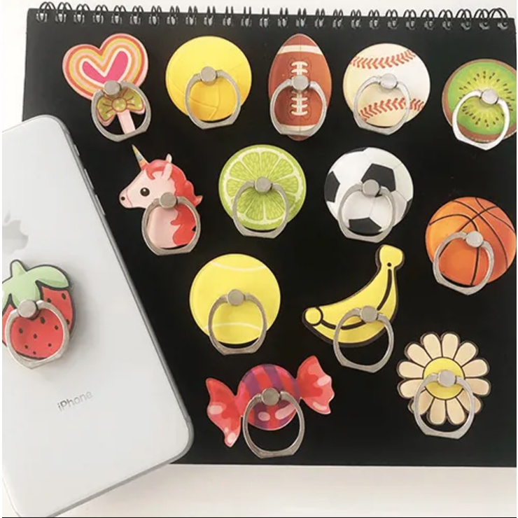 Pop socket suporte para celular Anel dedo rotação 360