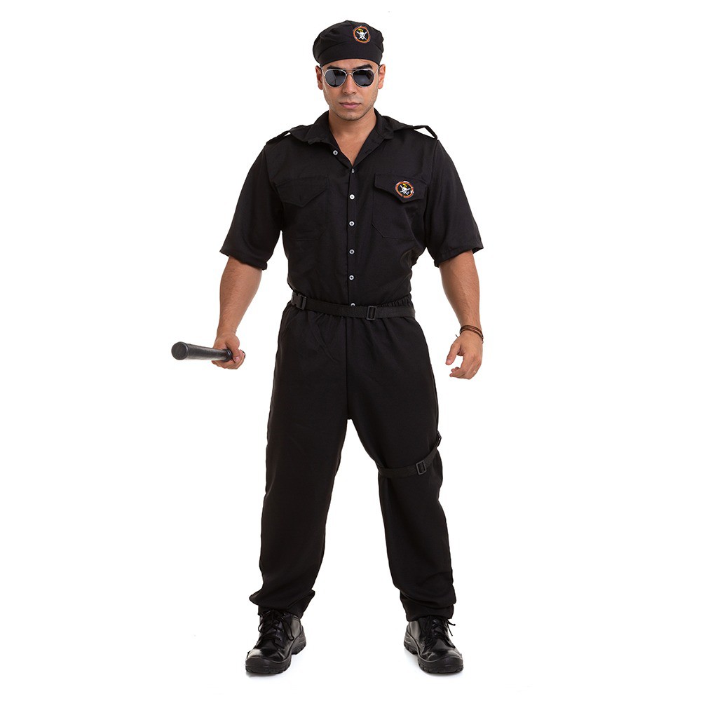 Fantasia Tropa De Elite Bope Policial Adulto | Shopee Brasil