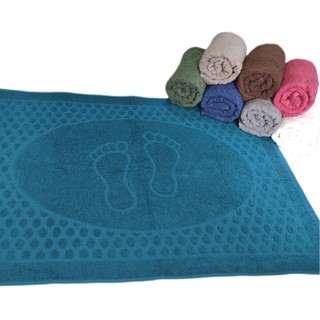 Kit 3 Toalhas de Piso Pezinho Tapete para Banheiro 70x45cm 500g/m2