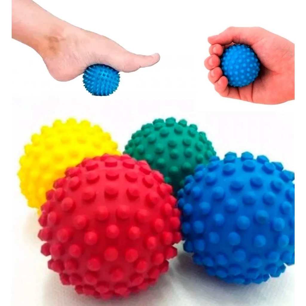 Bolinha Anti-stress Bola C/ Cravo Fisioterapia Apertar Kit/2 | Shopee ...
