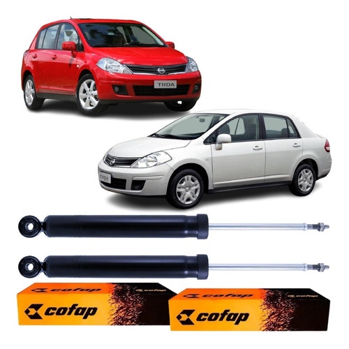 Par Amortecedor Traseiro Cofap Nissan Tiida 1.8 2007 A 2013