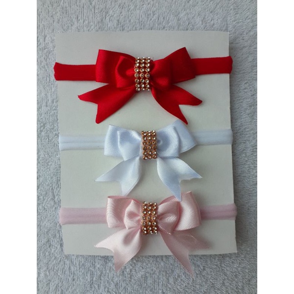 kit 3 lacinhos,tiaras,faixas para bebê menina