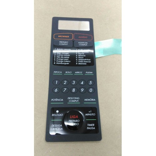 Membrana Teclado  Forno Microondas Sharp Rb4b26 RB 4B26