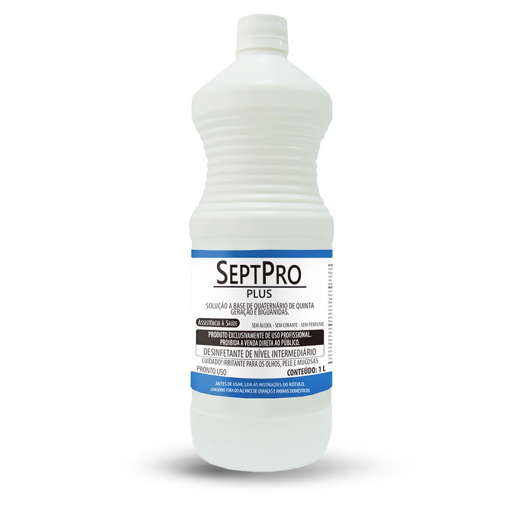 Septpro Plus Desinfetante Quaternario De Amonio 5 Geração 1l