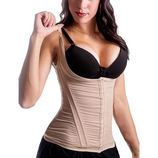 Cinta Modeladora Colete 12 Barbatanas Corselet Redutora Ci16