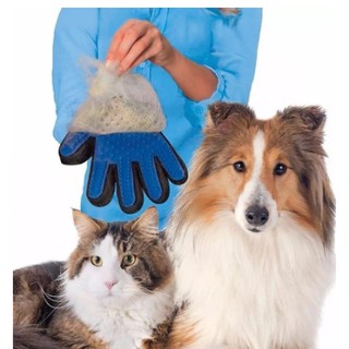 Luva gato Escova Nano Magnética Tira Pêlos Pets Cães & Gatos