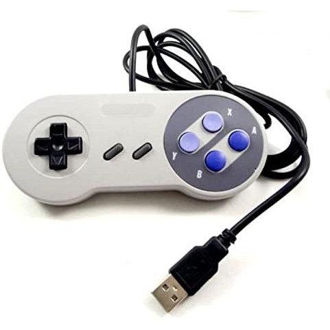 Controle Usb Super Nintendo Snes Joystick Windows Mac Linux PC Console
