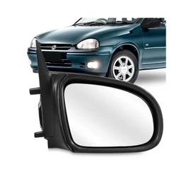 Retrovisor Corsa Wind Pick-Up Wagon Sedan Classic 2/4 Portas Lado Direito 1994 a 2014 Fixo Sem Controle