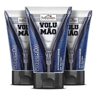 Kit Com 3 Gel Volumao Intensificador Peniano 25g Hotflowers