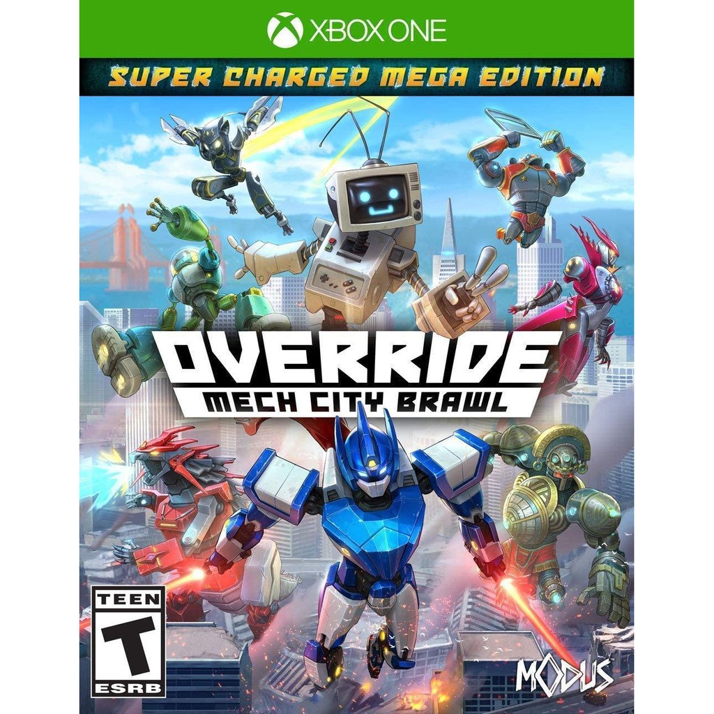 Jogo OverRide Mech City Brawl Xbox One Xone Original Novo Game Mecha Mídia Física