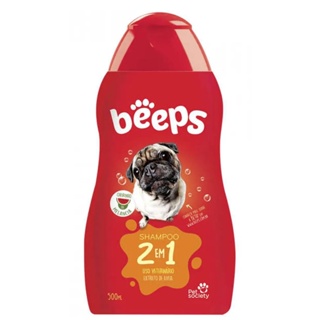 Shampoo Pet Society Beeps 2 em 1 500ML em Oferta na Shopee