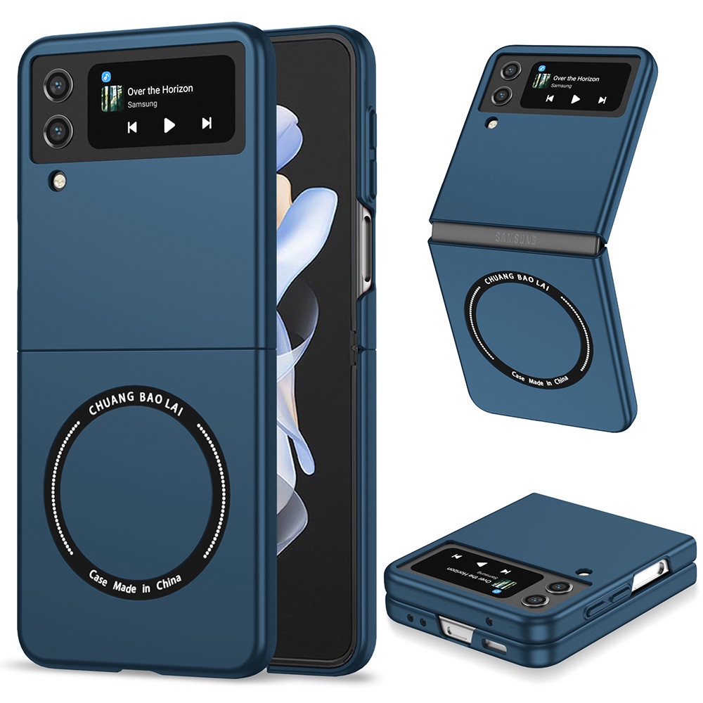 Sumsung Z Flip 4 5G Capa Magnética Para Samsung Galaxy ZFlip4 ZFlip 3 Flip4 Camera Fundas Resistentes À Prova De Choque