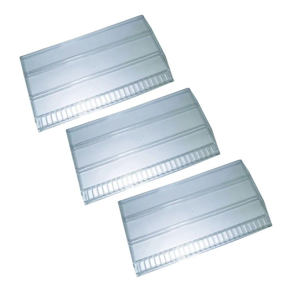 3 Prateleiras Refrigerador Continental Original 60x34cm