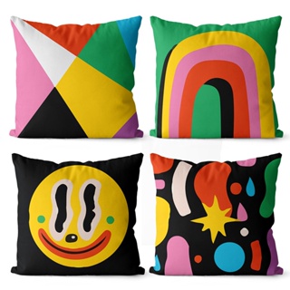 Kit 4 capas de almofadas decorativas 45x45  - moderna 041 em Oferta na Shopee