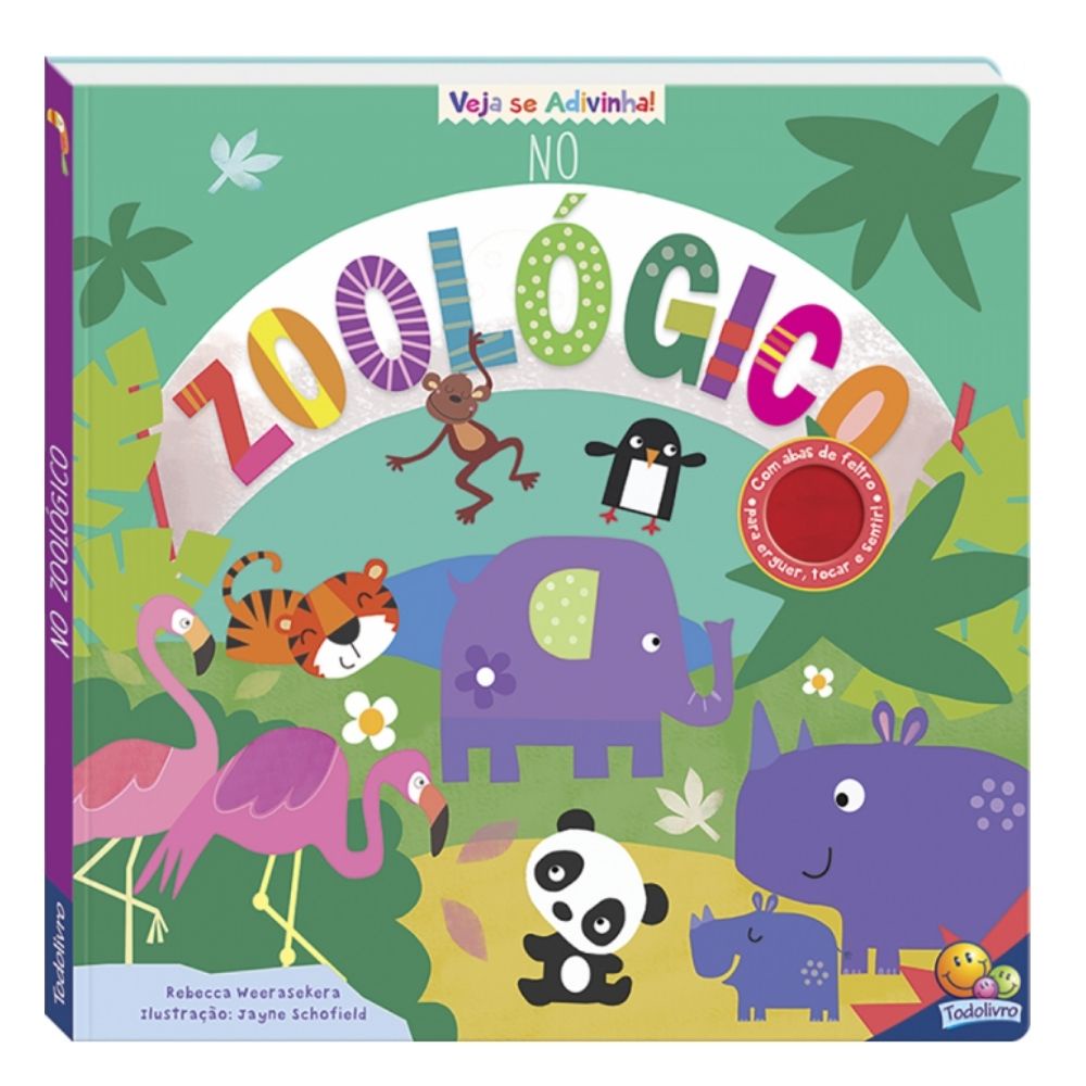 Livro No zoologico Veja se Adivinha Edit. Todo livro
