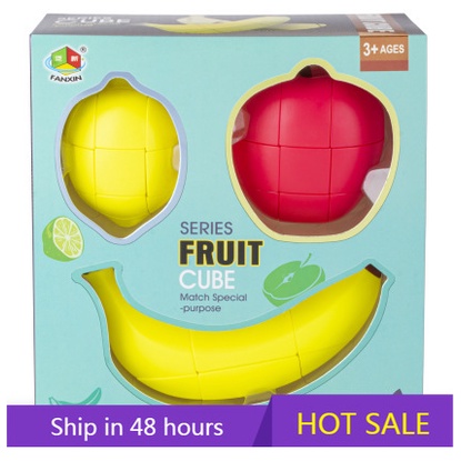 Fanxin Cubo Criativo De Fruta/Limão/Banana/Terço-Order/Frutas/Ruik/Cor Lisa