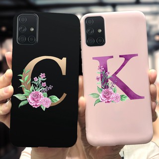 Capa De Celular Flexível De Silicone Com Estampa De Texto Para Samsung Galaxy A51 Sm-A515F / Dsn / A51 4g A 51