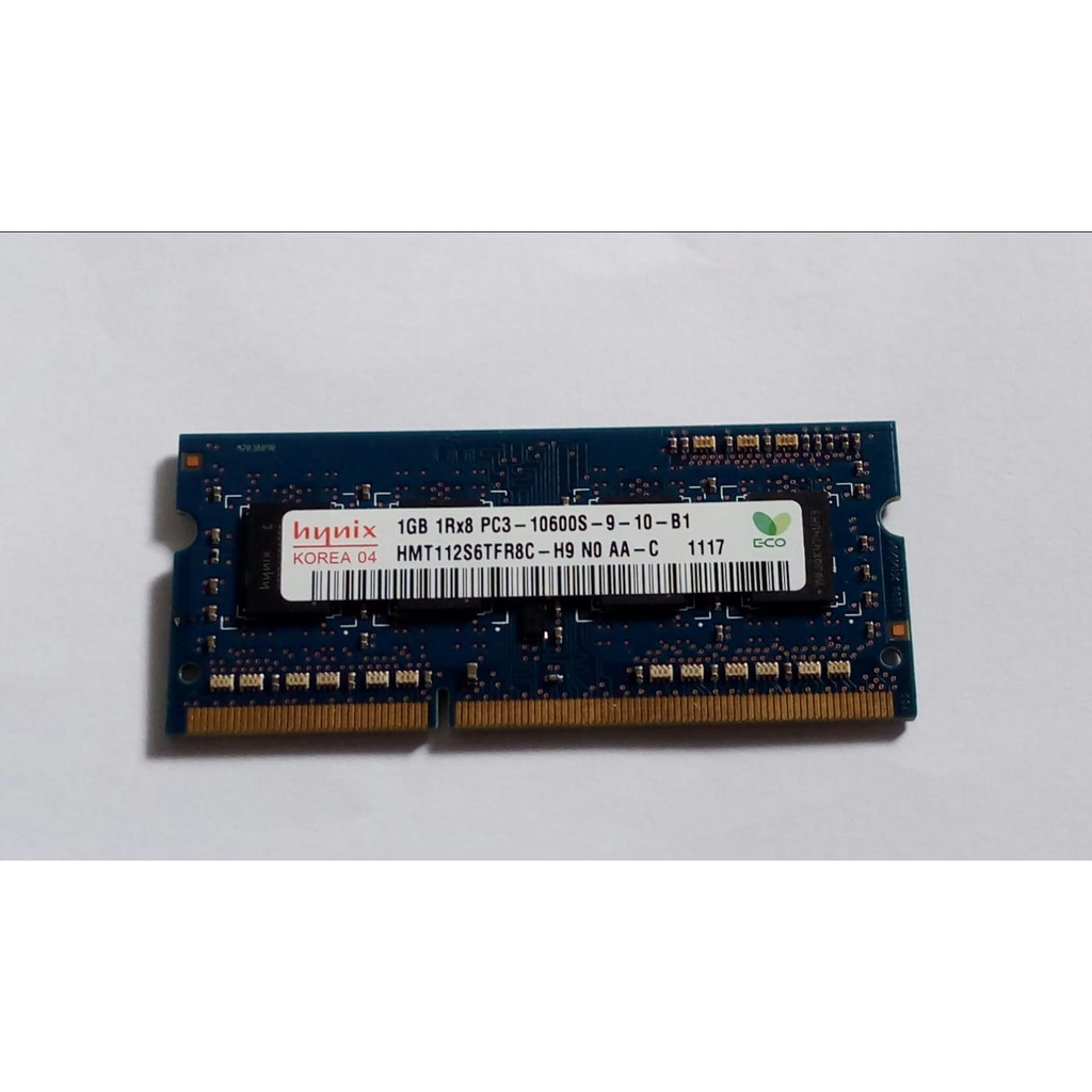 Memoria Para Notebook 1g Ddr3 Pc3 10600s Hynix