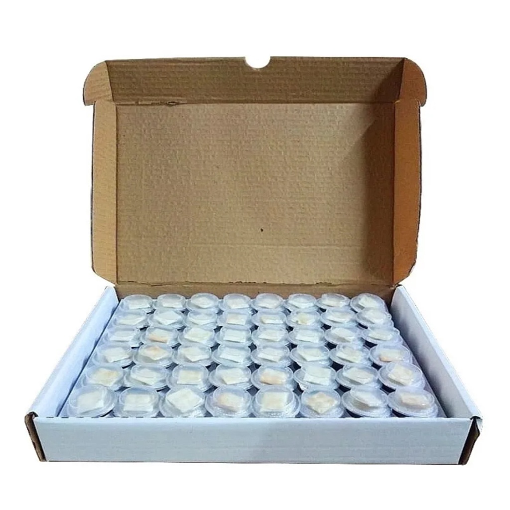Cálice Pronto Santa Ceia + Pão Paz Cristã 48 Unidades