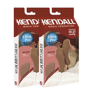 Kit 2 Meia Calça Kendall de Compressão Masculina 1811