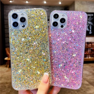 Para Xiaomi Mi 12 12T 11 10T Lite Redmi 10C 10A Nota 11 11S 10 10S 9 9s 8 7 Pro 9C POCO M5S X5 5G 4G Capa Da Caixa Do Telefone Celular Com Brilho