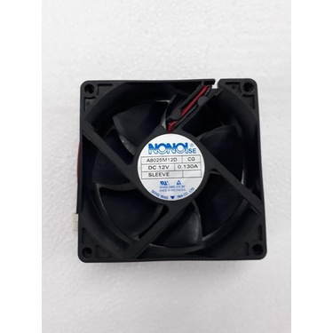 2 Peças Cooler 80 X 80mm 12v 0.13a 8 X 8 Cm Pc Informática
