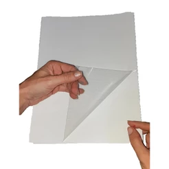Adesivos Vinil Sublimático Transparente 10 folhas A4 para Sublimação