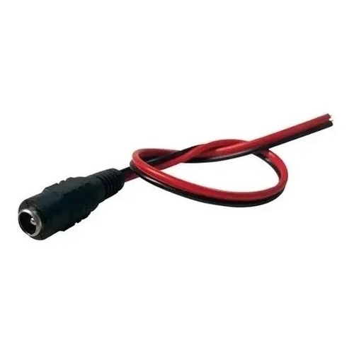 kit100 Cabo Rabicho Plug P4 Fêmea Cftv Fita Led Alarmes Câmeras