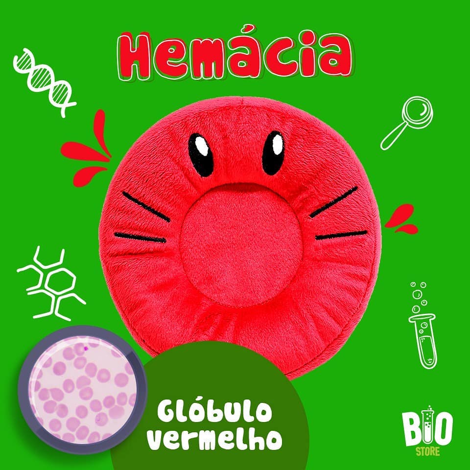 Pelúcia Célula Hemácia Presente Profissão Hematologia Biomedicina Laboratório Análises Clínicas